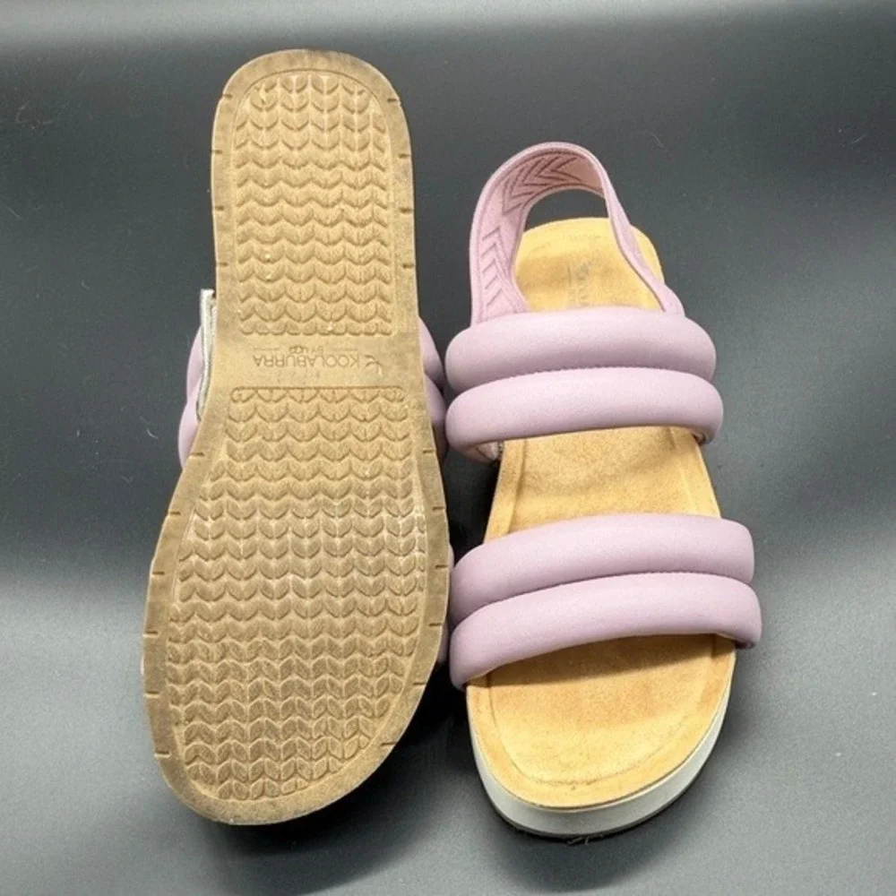 Koolaburra by UGG Purple Padded Platform Sandals Women's Size 8.5 - Picture 5 of 7